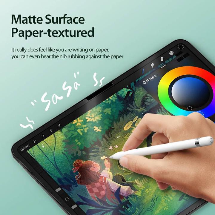 Actual product image Dux Ducis Naad Paperfeel protective film iPad Mini 6 - Black (1 Piece, iPad mini 6, iPad mini 2024 (7th gen))