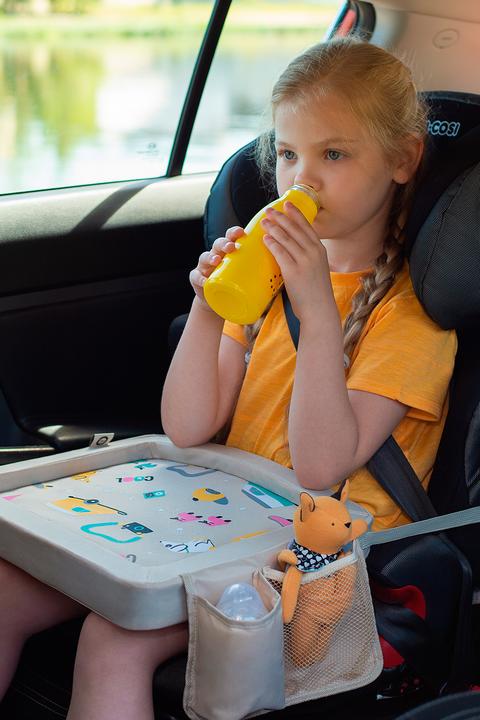 Actual product image Leokid Car seat table Trip Tray Big Adventure