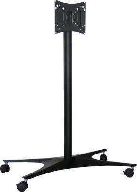 Image du produit OMB Support TV Polo, 22-49" noir, 4 roulettes souples (46", 30 kg)