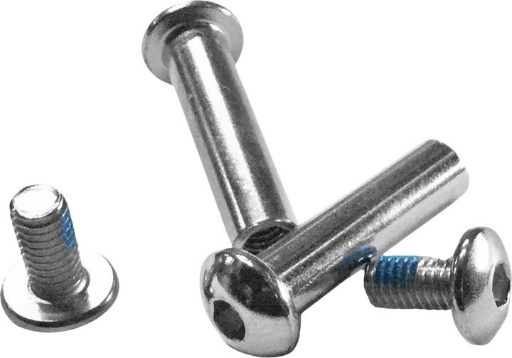 Powerslide Inline Skate Accessory Steel Double Axle For Hex 2023 (38 mm)