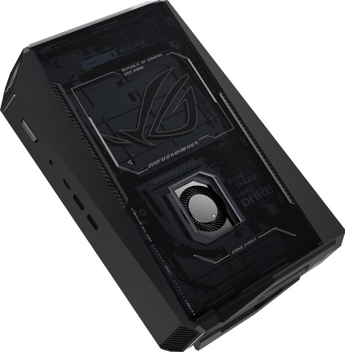 Image du produit ASUS Mini PC ROG NUC NUC15JNK9X389A2, Prozessorfamilie: Intel (32 Go, 1000 Go, GeForce RTX 5070 Ti)