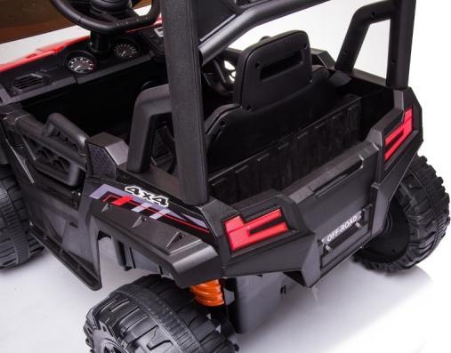 Produktbild Es-toys Kinderfahrzeug - Elektro Auto "Buggy 929" - 12V7AH Akku, 2x Motoren, Ledersitz - 2,4Ghz + MP3