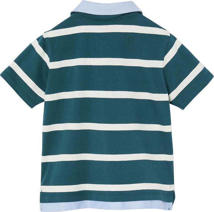 Actual product image Vertbaudet Jungen Poloshirt mit doppeltem Kragen und Recycling-Baumwolle (98)