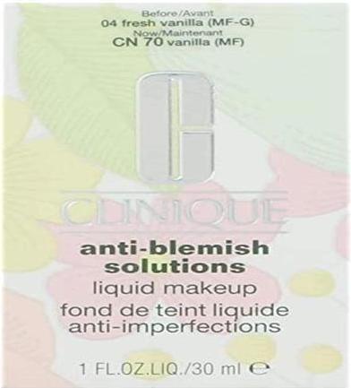 Actual product image Clinique Anti-Blemish Solutions Liquid Makeu (04 - Fresh Vanilla)