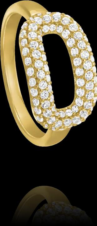 Charles Garnier Ring aus vergoldetem Silber, Zirkonoxid (52)