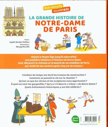 Produktbild Bayard Jeunesse La grande histoire de Notre-Dame de Paris (Französisch, Bordet-Petillon Sophie, 2024)