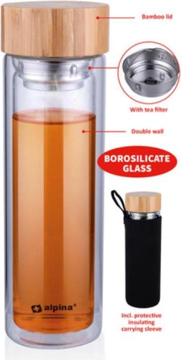Actual product image alpina Glass Bottle (0.45 l)