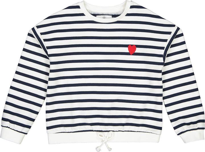 La Redoute Collections Gestreiftes Sweatshirt mit rundem Ausschnitt (158)