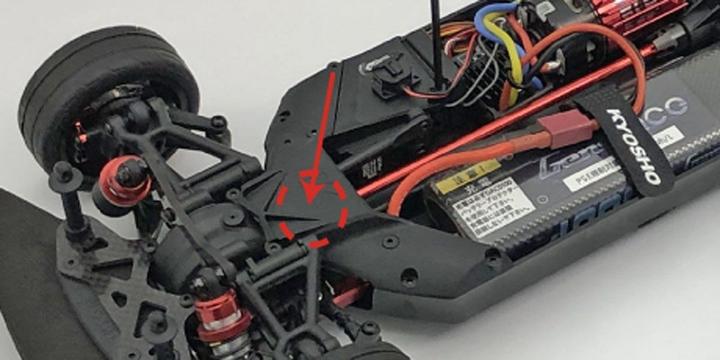 Produktbild Kyosho Getriebeausgang HD Cup F Fazer FZ02 mitte vorne, Stahl