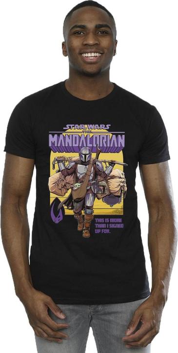 Immagine prodotto Star Wars The Mandalorian More Than I Signed Up For Maglietta Uomo (4XL)