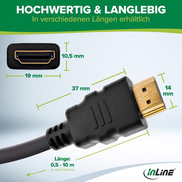 Produktbild InLine HDMI Kabel (3 m, HDMI)