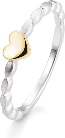 Breuning Verlobungsring Herz (57, 585/14 K Gold)