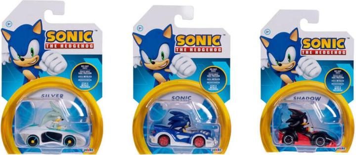 Jakks Pacific Sonic - The Hedgehog Diecast Modellautos 1/64 Wave 7 Sortiment (4)