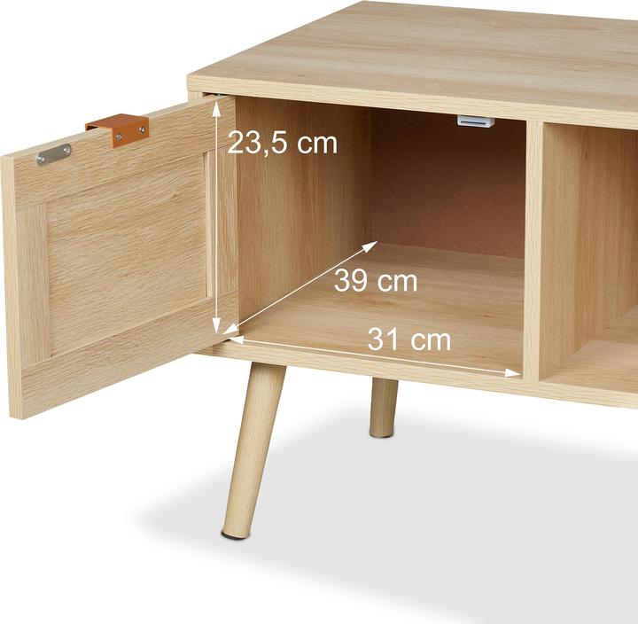 Image du produit Relaxdays Meuble TV bas