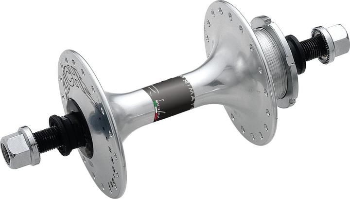 Actual product image Miche Primato Pista High Flange Hubs Rear Fixed (Silver/32H) (Disc brake Center lock)