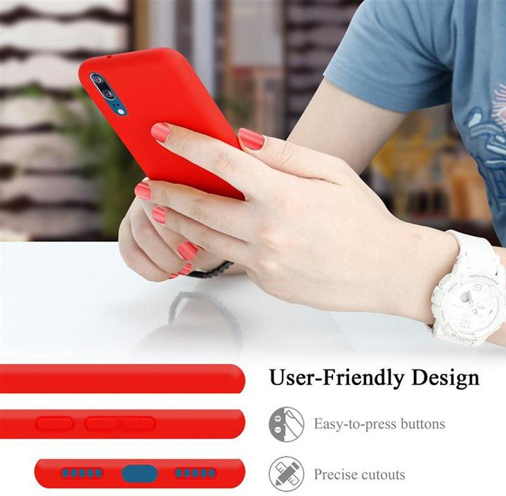 Actual product image Cadorabo TPU Liquid Silicone Case Cover (Cubot P20)