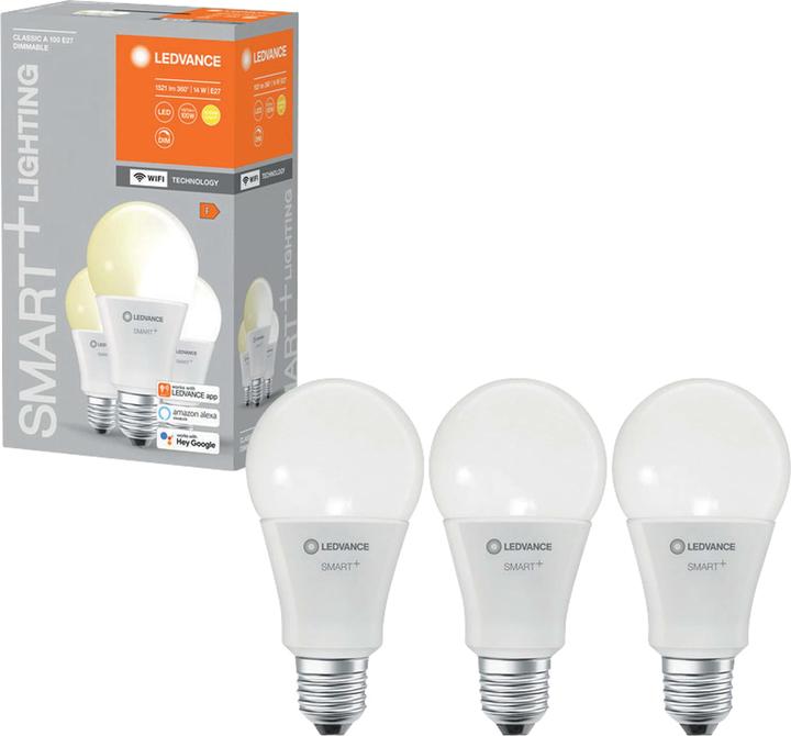 Produktbild Ledvance Smart+ Wifi Classic (E27, 14 W, 1521 lm, 1 x, F)