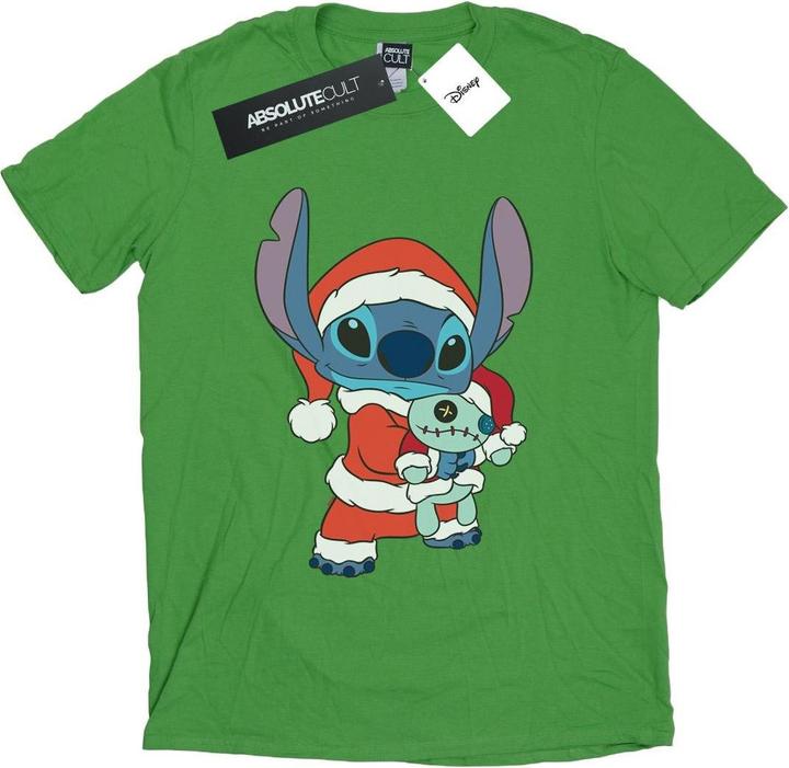 Disney Lilo And Stitch Stitch Christmas TShirt (S)