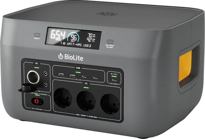 Produktbild Biolite BaseCharge 1500 EU Hochleistungs-Li-Ionen-Kraftwerk (1521 Wh, 14 kg)