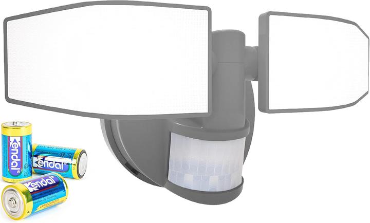 Produktbild Northpoint Schwenkbarer LED-Fassadenstrahler mit Bewegungsmelder (400 lm, IP44)
