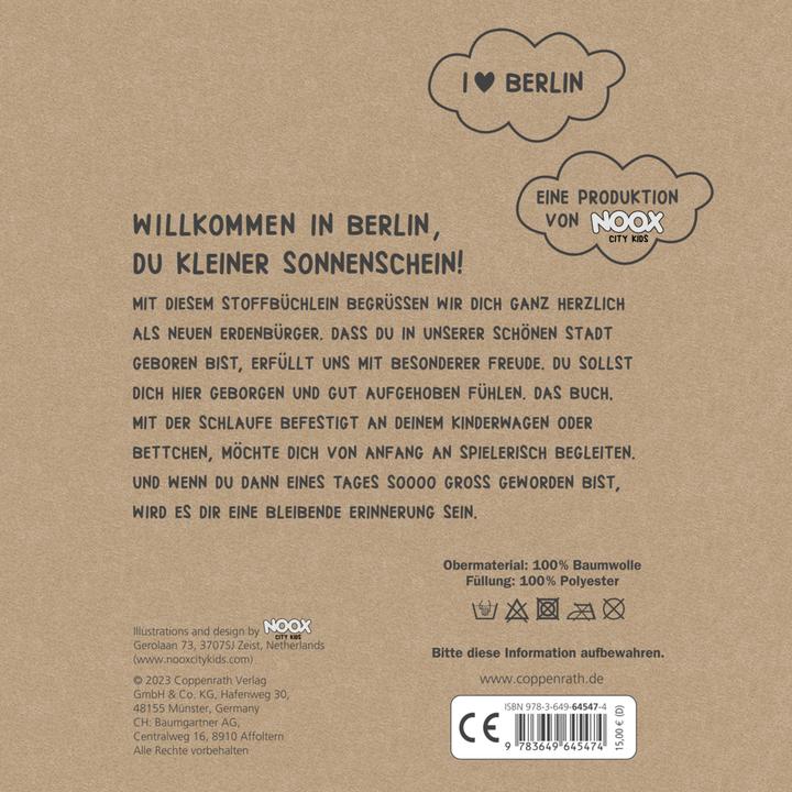 Produktbild Knister-Babybuch: Willkommen in Berlin (Deutsch)
