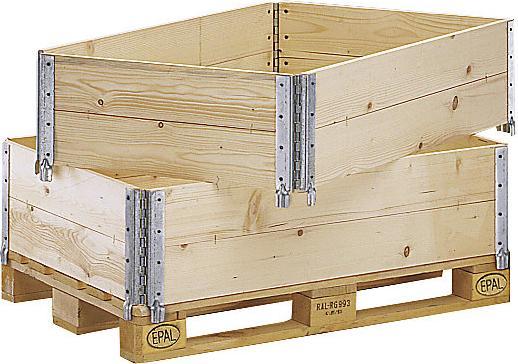 Produktbild kaiserkraft Holzaufsatzrahmen für Palette im Euroformat