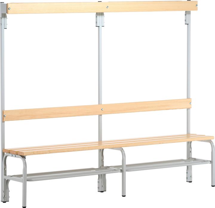 Produktbild Sypro Umkleidebank für Trockenräume mit Rückenlehne (40 cm, 18 cm)