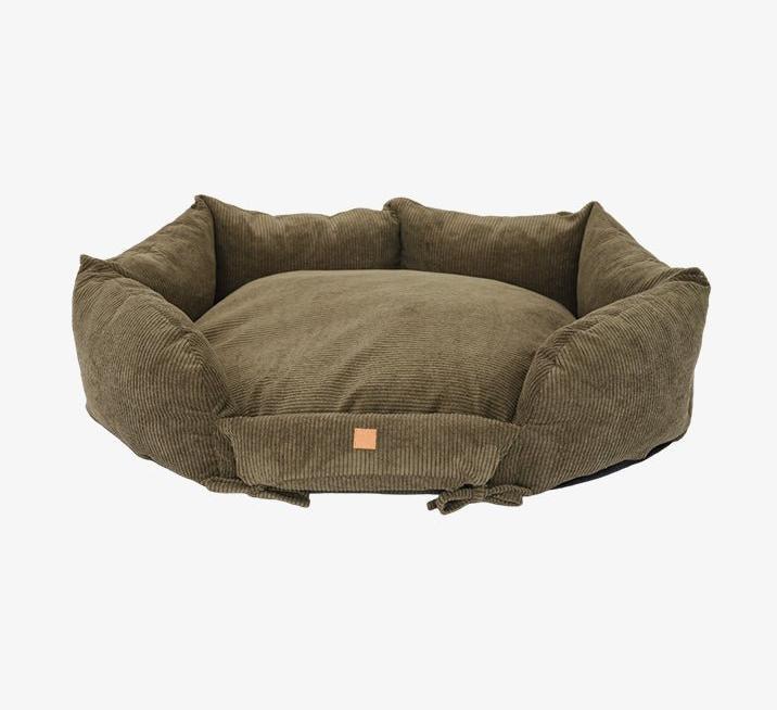 Produktbild Pet & Co. Hunde-Bett Ronny Cord Khaki S (Hund)