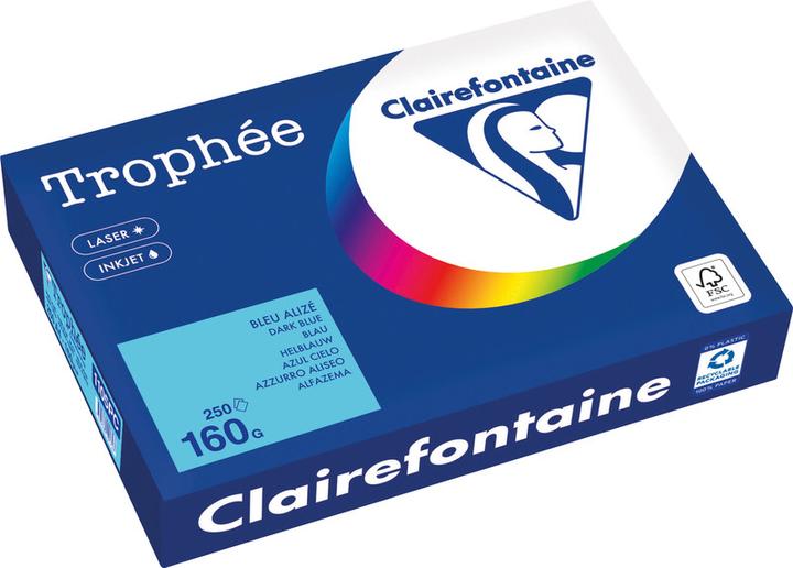 Actual product image Clairefontaine Universal paper Trophée coloured (160 g/m², 250 x, A4)