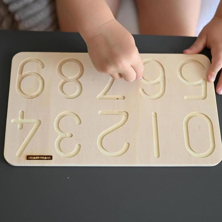 Immagine prodotto Intellectiki Tavola per scrivere i numeri in legno