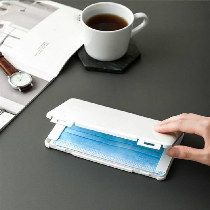 Image du produit Cover-Discount Rangement pratique pour masque d'hygiène Boîte blanche