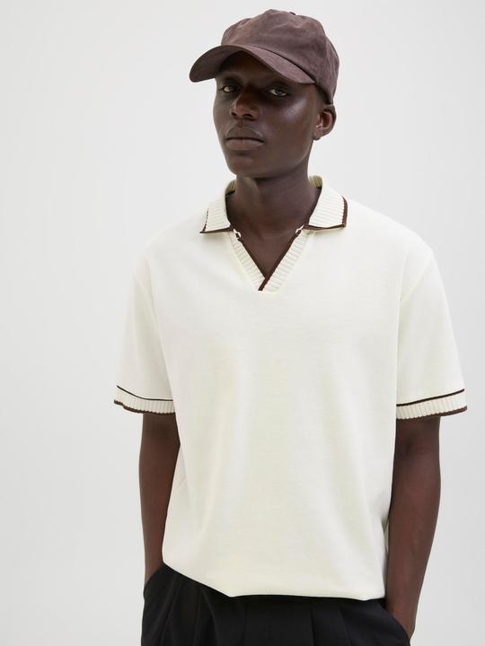 Actual product image Jack & Jones Jorsummer Split Neck Polo Styd Ss25 (L)