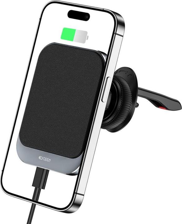 Produktbild Tech-Protect Mm15w-V2 Magnetic Magsafe Vent Car Mount Wireless Charger 15w Black