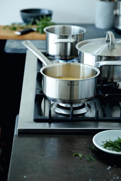 Produktbild WMF Stielkasserolle GOURMET PLUS platin (16 cm, Kochtopf, Edelstahl)