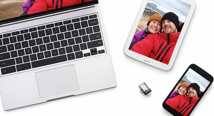 Actual product image SanDisk Ultra Dual Drive M3.0 (128 GB, USB-A)