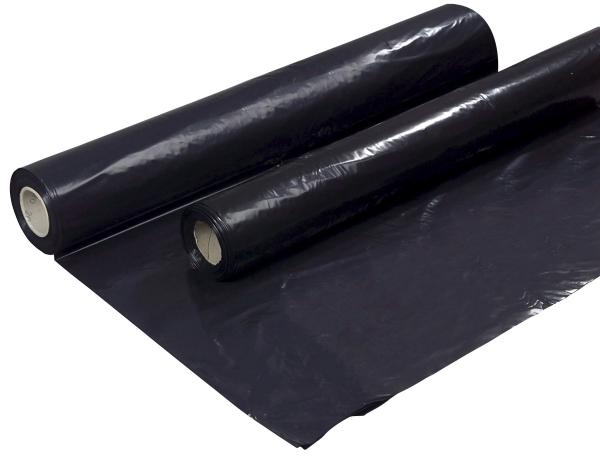 Produktbild Antalis Kunststoff schwarz 2mx50mx0,15mm PE 13,8kg 1 mal gefaltet - (50 Meter pro Rolle)