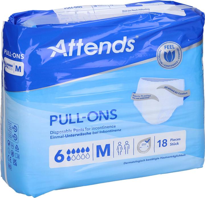 Immagine prodotto Attends Pull Ons 6 Pant (18 x, M)