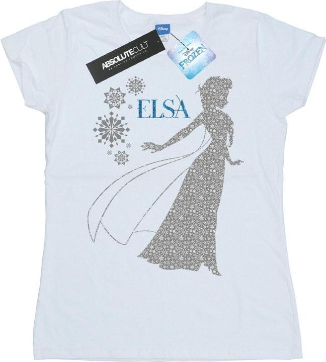 Disney Frozen Elsa Christmas Silhouette TShirt (M)