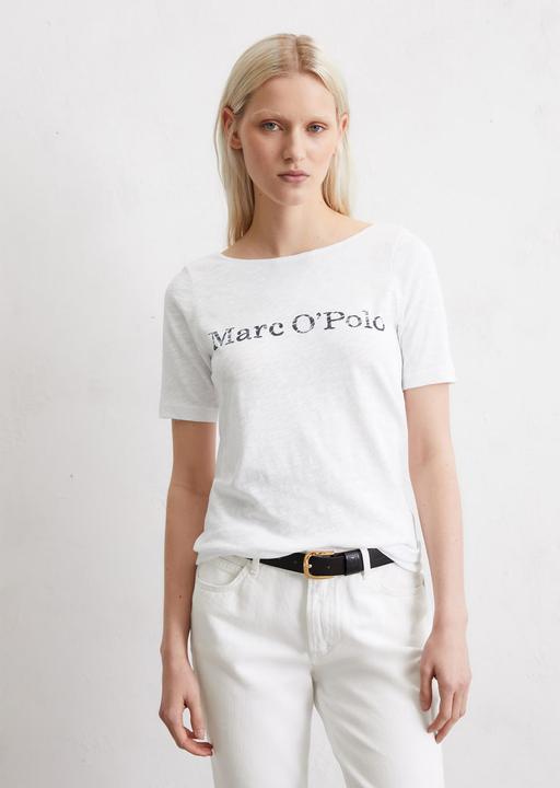 Actual product image Marc O'Polo Women's t-shirt with printed logo on the inside of the chest (S)