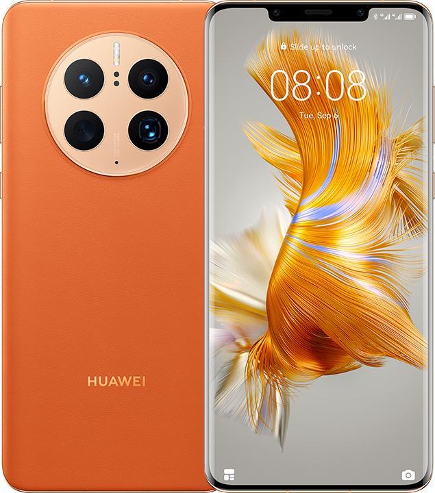 Actual product image Huawei Mate 50 Pro (512 GB, Oranža, 6.74", Dual SIM, 50 Mpx, 4G)