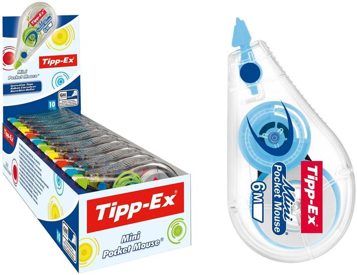 Produktbild Tipp-Ex Korrekturroller Mini Pocket Mouse 5 mm, 10 Stück