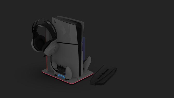 Actual product image Maxx Tech PS5 DLX LED Mult-Functional Stand for all PS5 consoles (PS5)