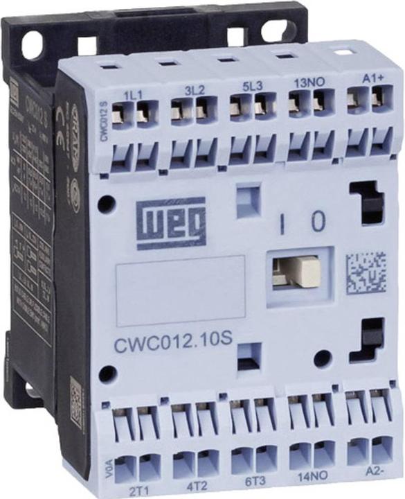 Actual product image Weg CWC012-01-30D24S Contactor 3 NO contacts 5.5 kW 230 V/AC 12 A with auxiliary contact