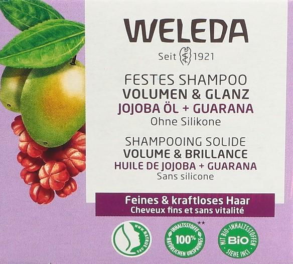 Actual product image Weleda Solid Shampoo Volume Shine 50g (Solid shampoo)