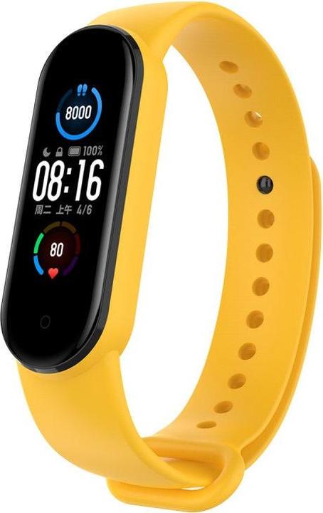 Image du produit Cover-Discount Xiaomi Mi Band - Bracelet sport en silicone jaune (TPU)