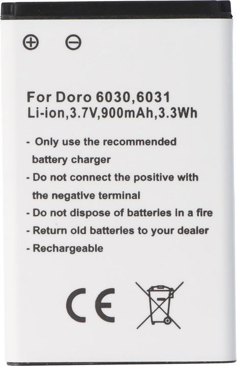 Actual product image AccuCell Akku für Doro 6030, 6031