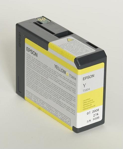 Actual product image Epson T5804 (Y)