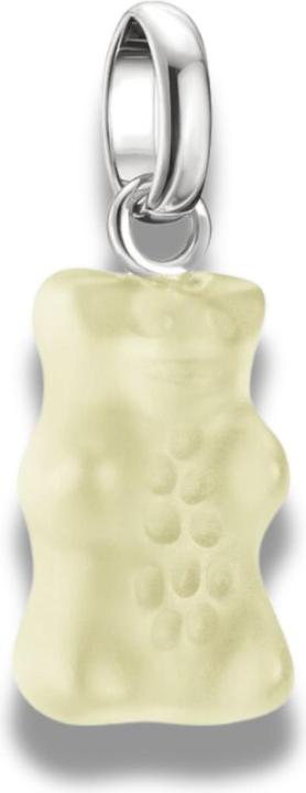 Immagine prodotto Thomas Sabo Charm-Goldbären-Anhänger in Weiss Connect Silber (Vetro, Argento 925)