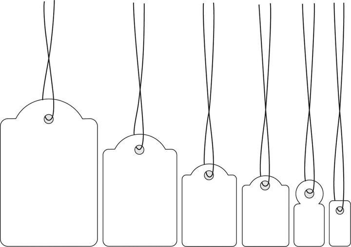 Actual product image HERMA Hang tags