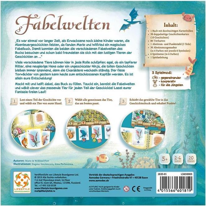 Actual product image Asmodée Fable Worlds (German)